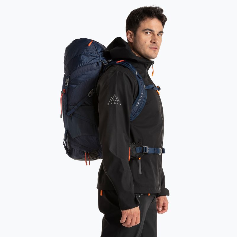 Trekový batoh KADVA Sendero 35 l ocelově modrý 12