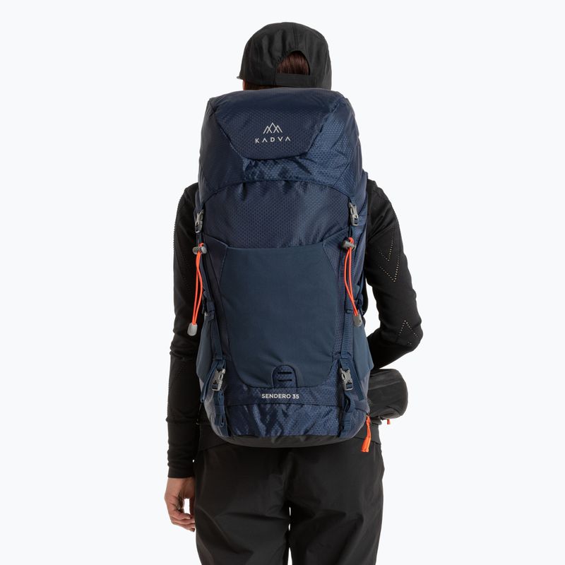Trekový batoh KADVA Sendero 35 l ocelově modrý 20