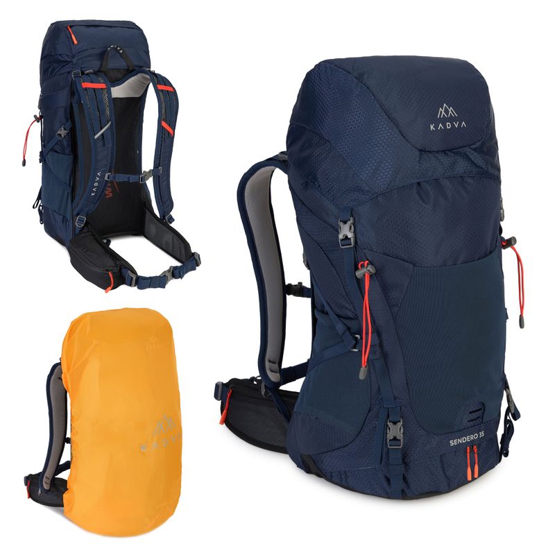 Trekový batoh KADVA Sendero 35 l ocelově modrý 21
