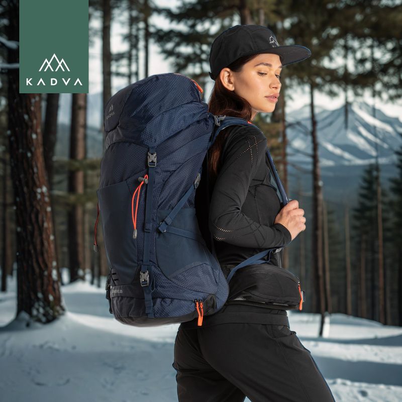 Trekový batoh KADVA Sendero 35 l ocelově modrý 29