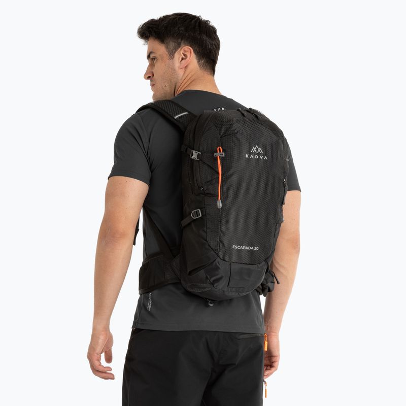 Turistický batoh KADVA Escapada 20 l černý 17