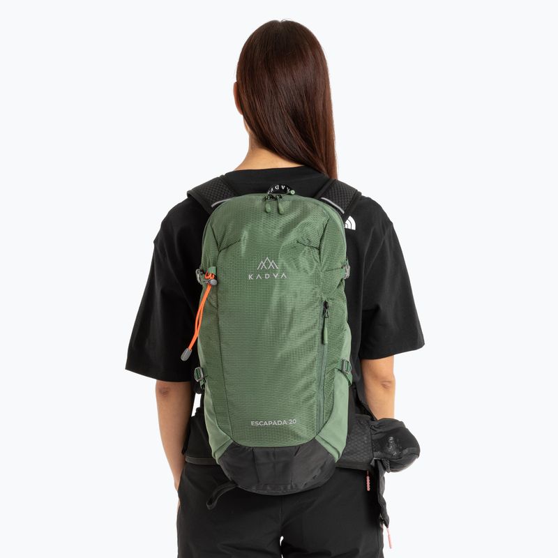 Turistický batoh KADVA Escapada 20 l zelený 11