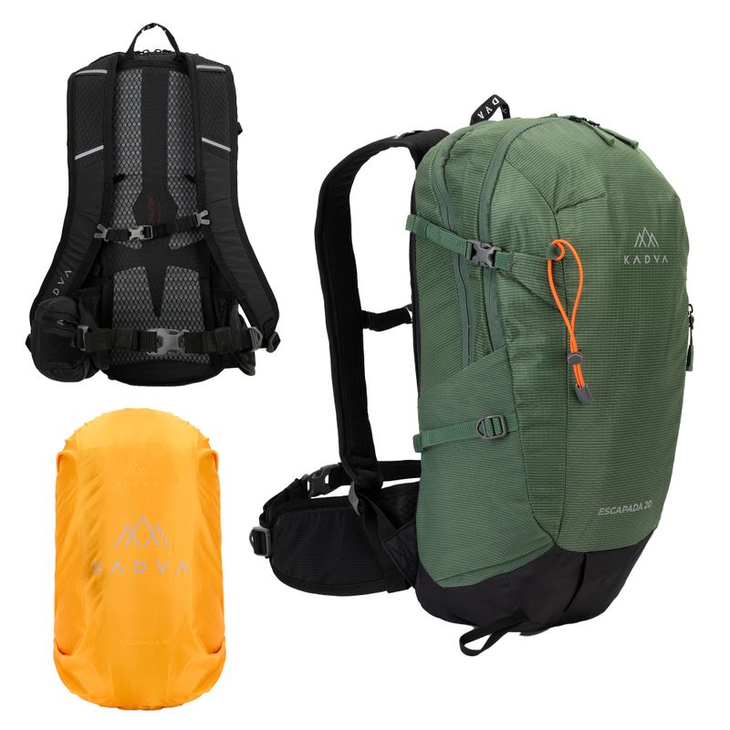 Turistický batoh KADVA Escapada 20 l zelený 14