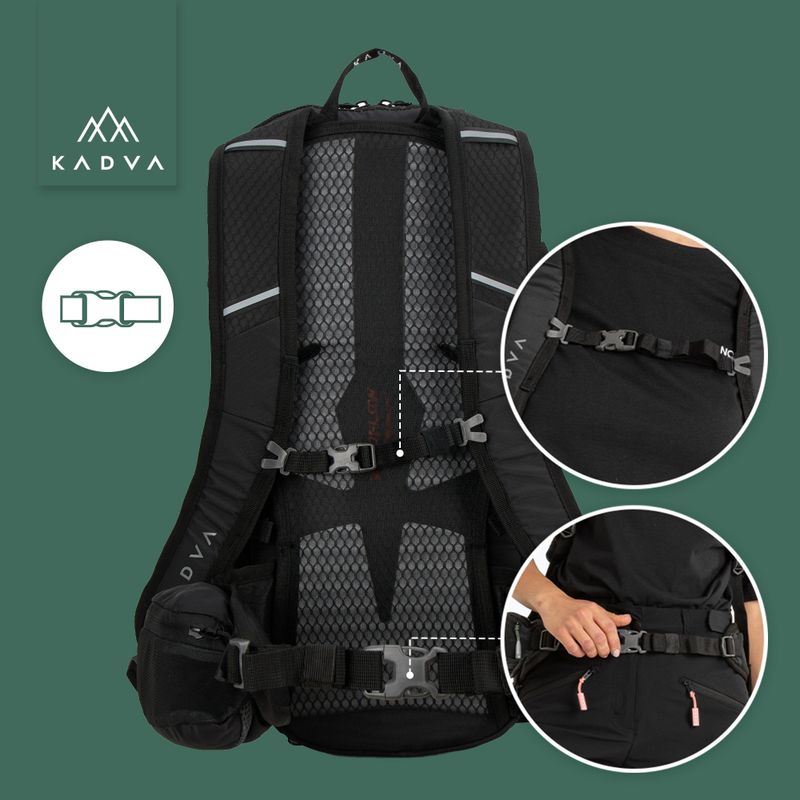 Turistický batoh KADVA Escapada 20 l zelený 18