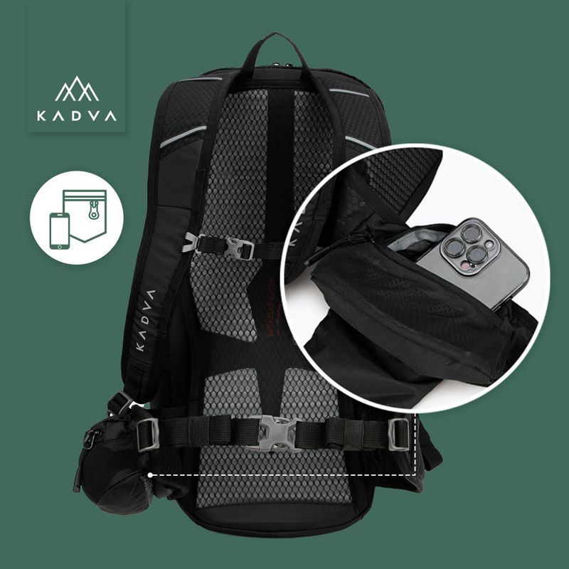 Turistický batoh KADVA Escapada 30 l černý 26