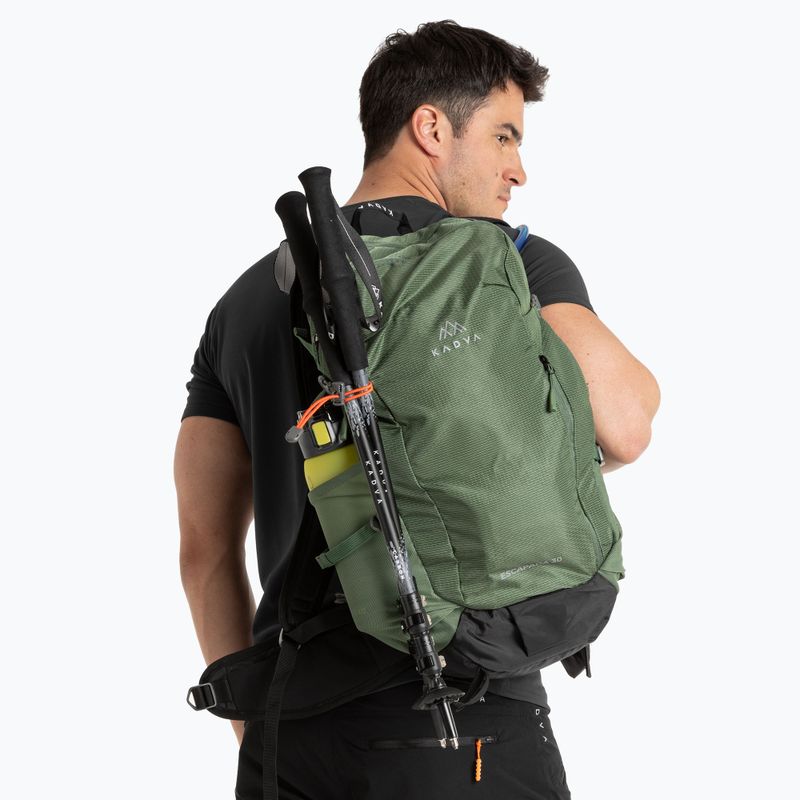 Turistický batoh KADVA Escapada 30 l zelený 20