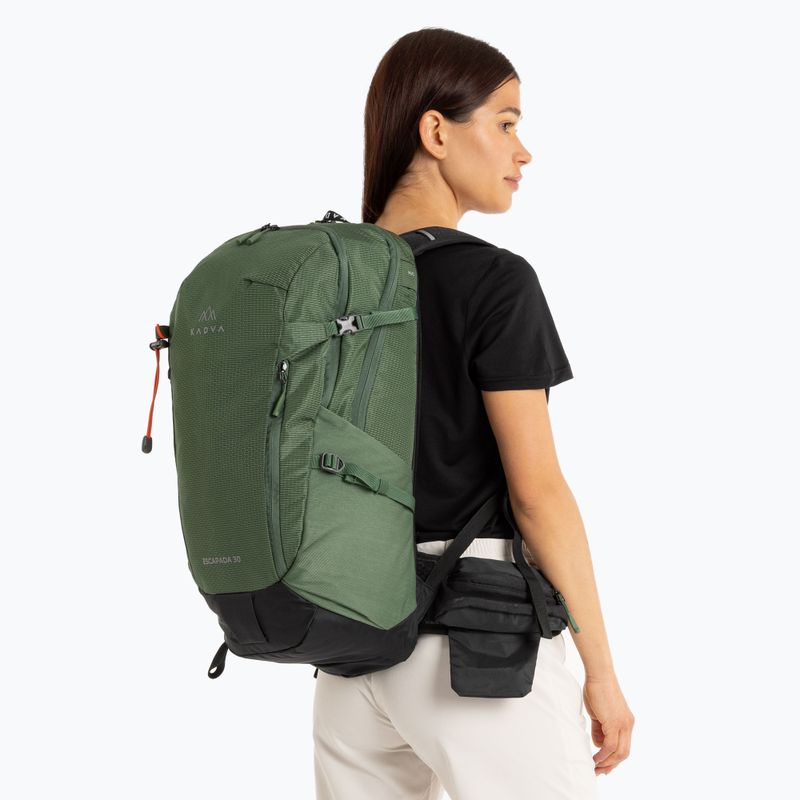 Turistický batoh KADVA Escapada 30 l zelený 22