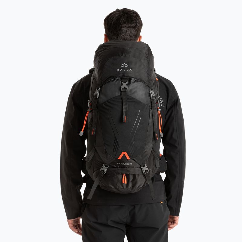 Trekový batoh KADVA Vagabundo 40 l černý 11