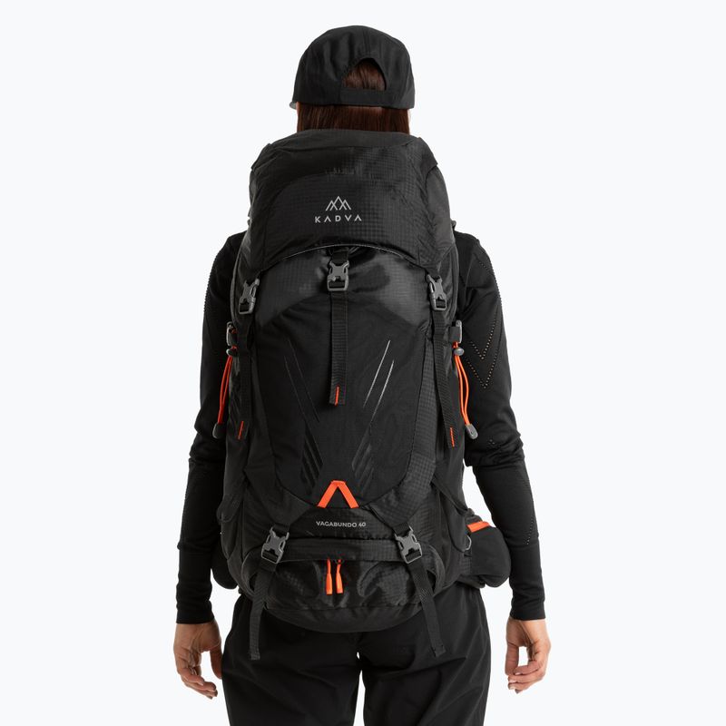 Trekový batoh KADVA Vagabundo 40 l černý 22