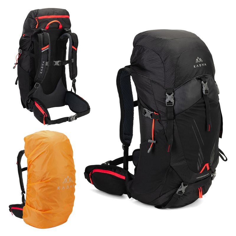 Trekový batoh KADVA Vagabundo 40 l černý 23