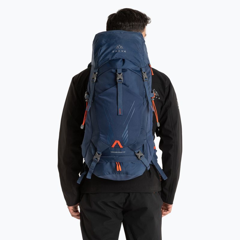 Trekový batoh KADVA Vagabundo 40 l modrý 2