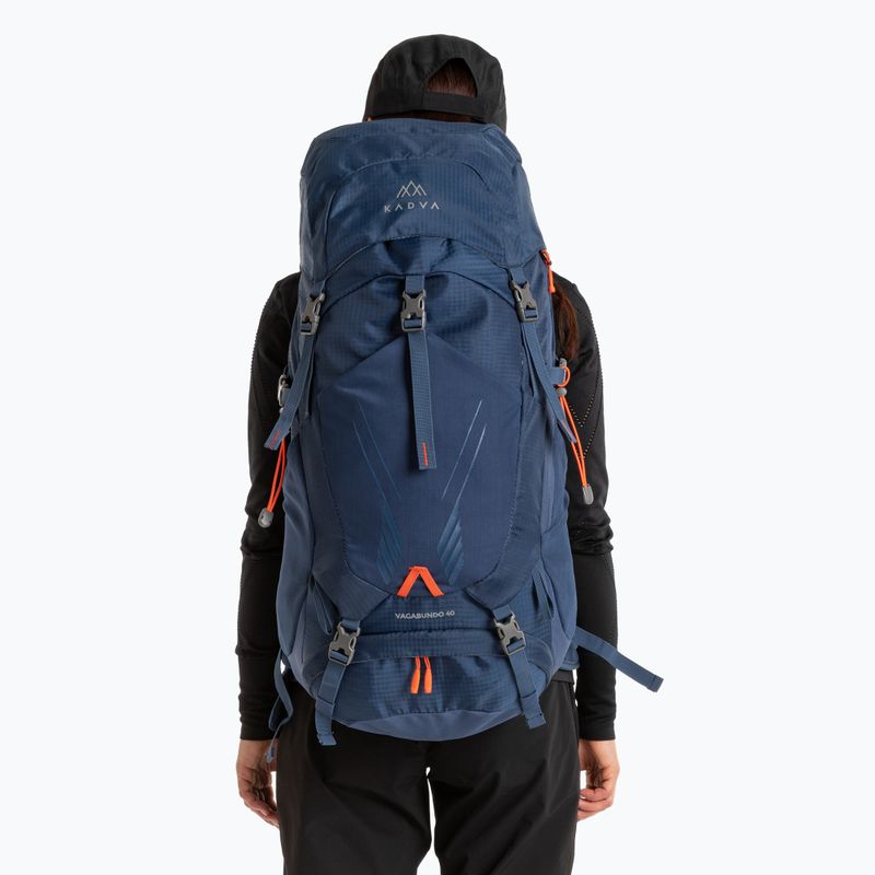 Trekový batoh KADVA Vagabundo 40 l modrý 22