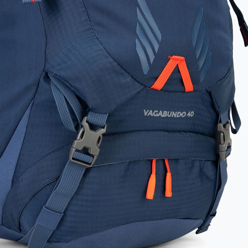 Trekový batoh KADVA Vagabundo 40 l modrý 8