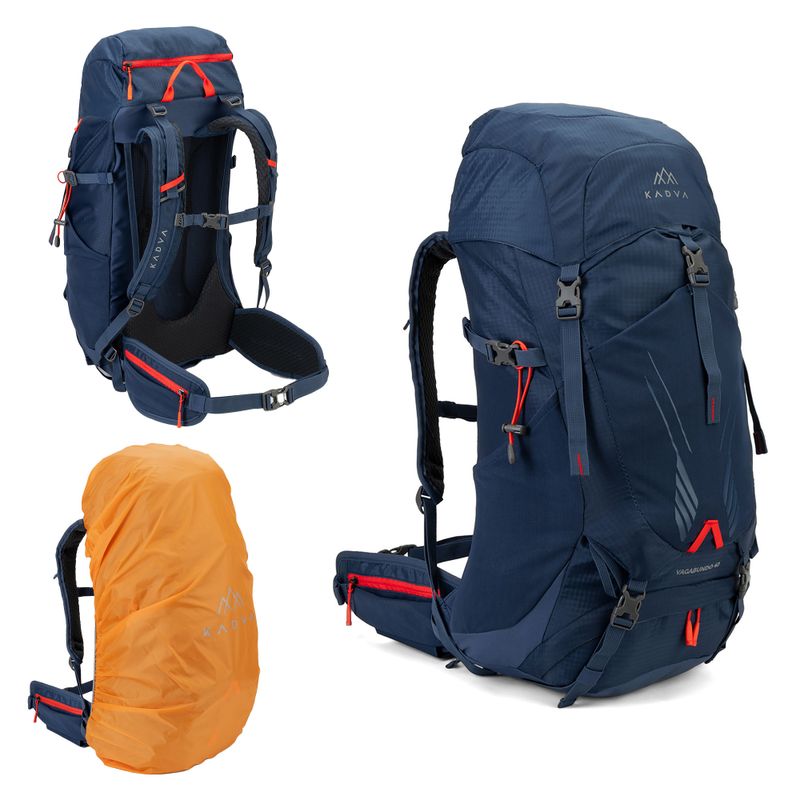 Trekový batoh KADVA Vagabundo 40 l modrý 23