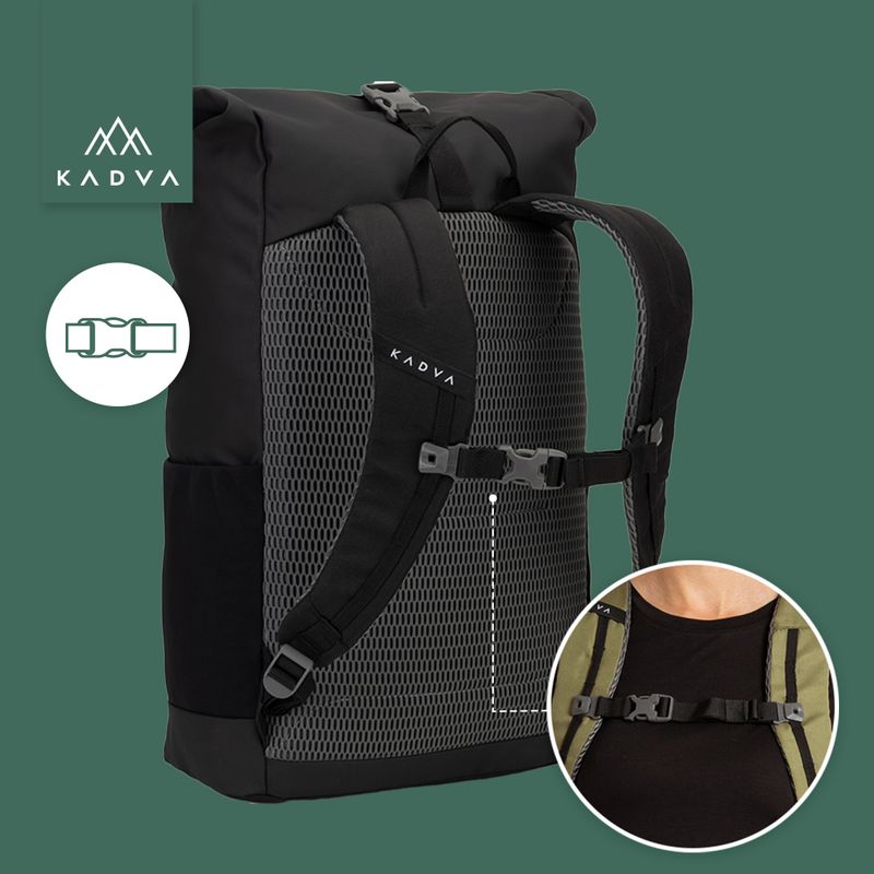Městský batoh KADVA Companion 20 l černý 8