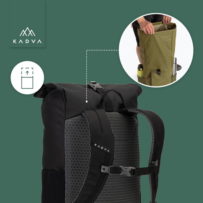 Městský batoh KADVA Companion 20 l černý 10