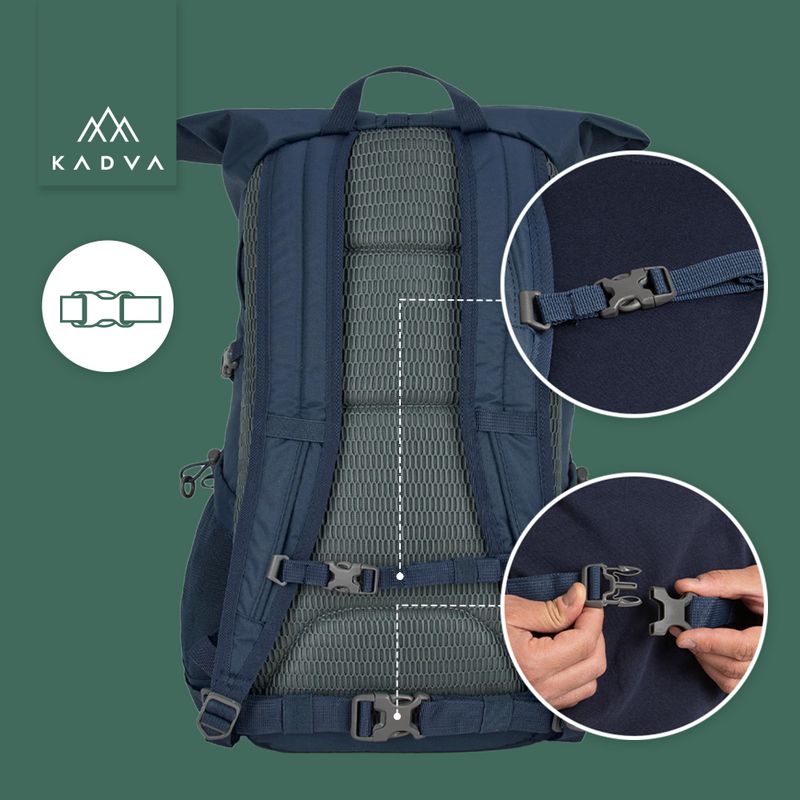 Městský batoh KADVA CityQuest 22 l modrý 22