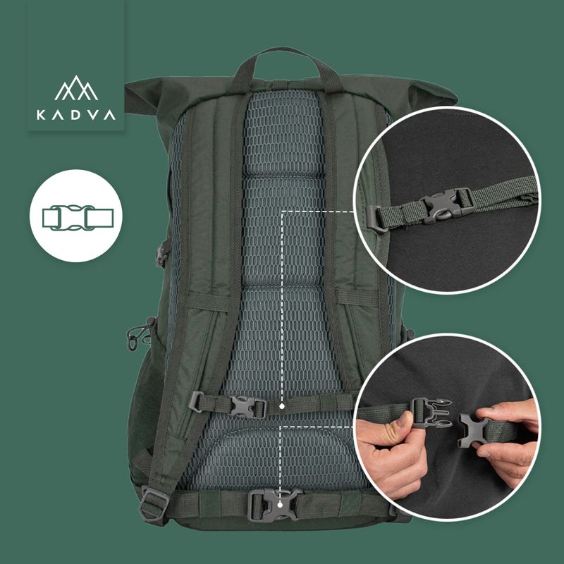Městský batoh KADVA CityQuest 22 l green 22