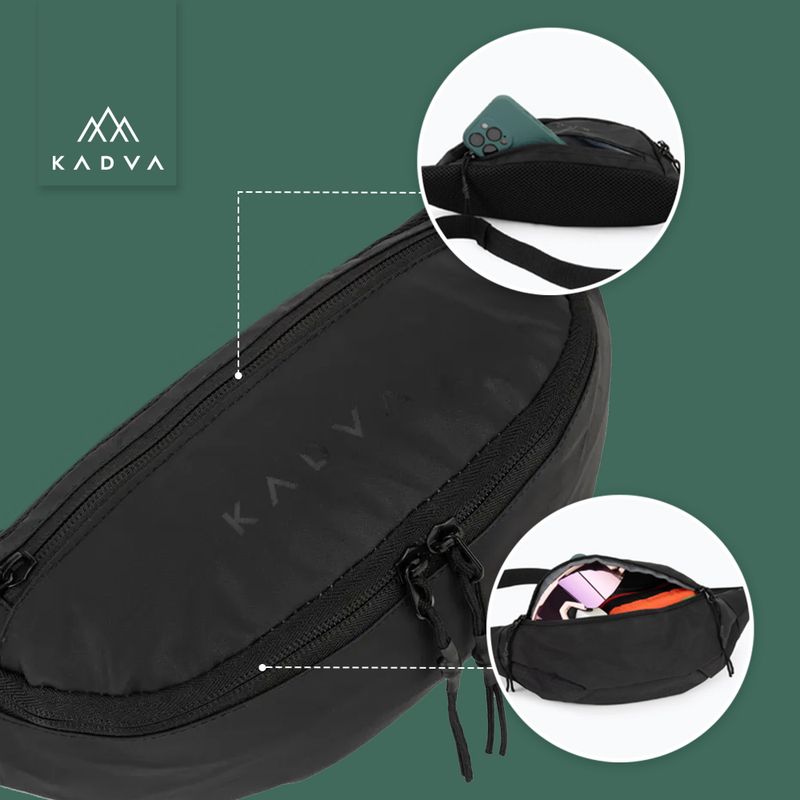 Ledvinka KADVA Cangurera black 15