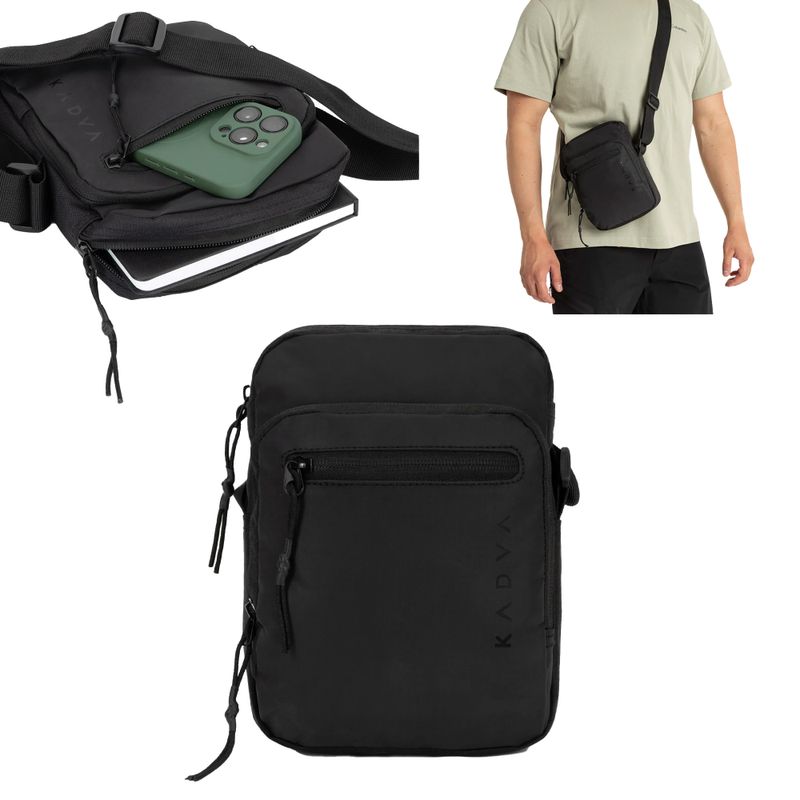 Taška KADVA Cangurera black 11