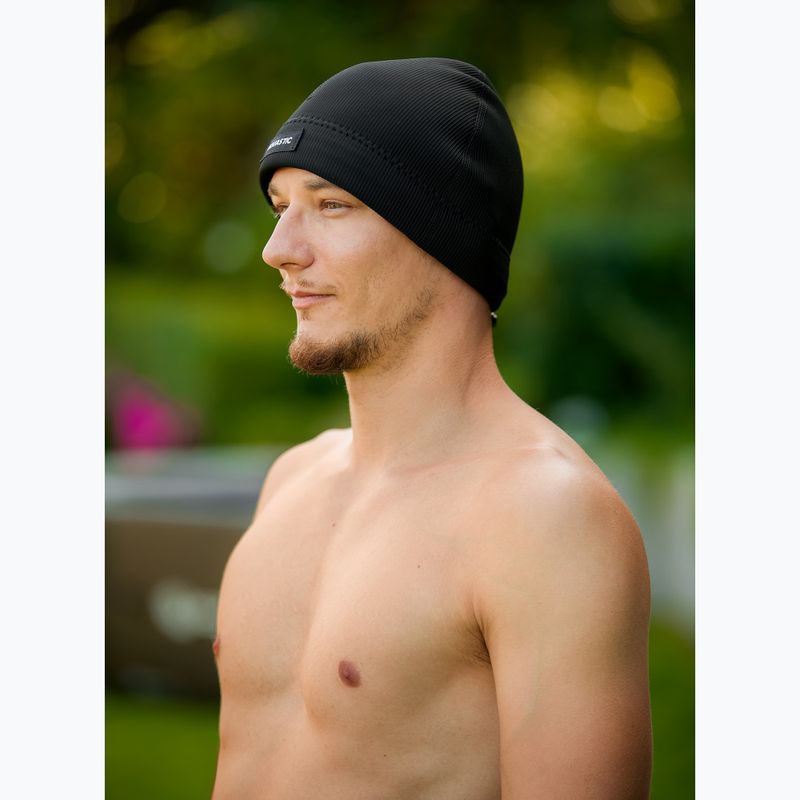 Neoprenová čepice AQUASTIC Wintstick Beanie 3 mm czarny 2