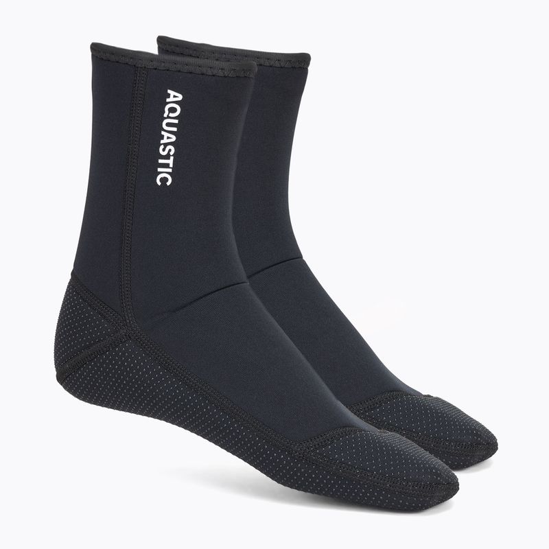 Neoprenové ponožky AQUASTIC Wintstick Socks 3 mm černé