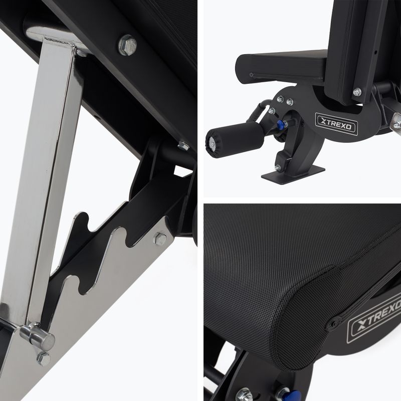 Tréninková lavice XTREXO Ajax black 6