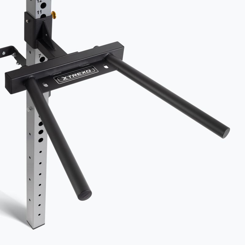 Posilovací věž TREXO Mercury s lavicí a držákem na závaží black 7
