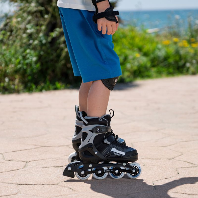 Dětské kolečkové brusle nastavitelné ATTABO Bladeroll brusle black/blue 15