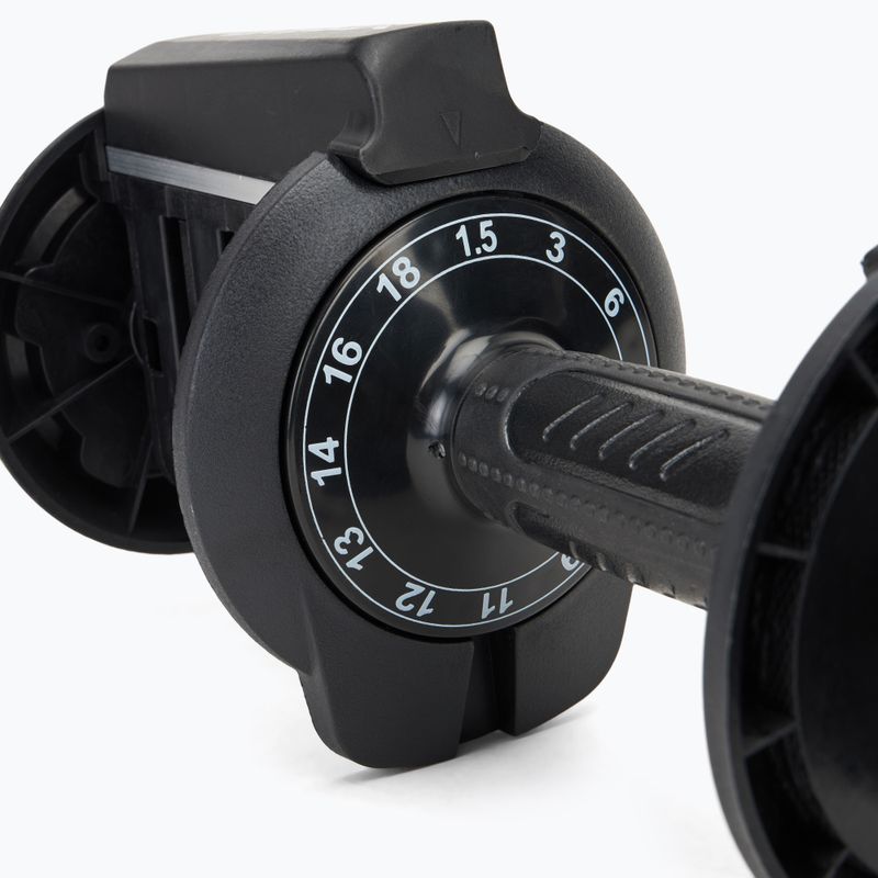 Hřídel  TREXO na jednoruční nakládací činku  18 kg TXO-B4W003-B black  4