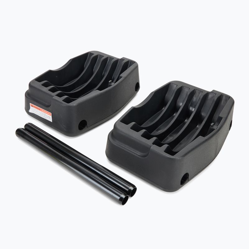 Nastavitelný stojan na činku XTREXO + činka 2 v 1 TRX-ABD40 black 4