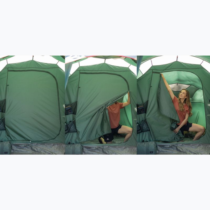 Kempinkový stan pro 4 osoby KADVA Kavio 4.1 green 5