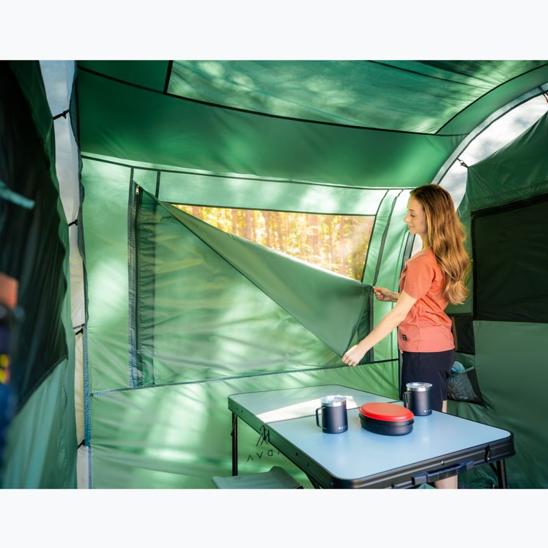Kempinkový stan pro 4 osoby KADVA Kavio 4.2 green 15