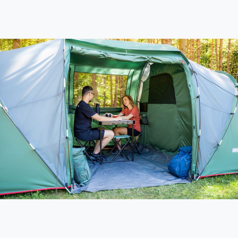Kempinkový stan pro 4 osoby KADVA Kavio 4.2 green 16