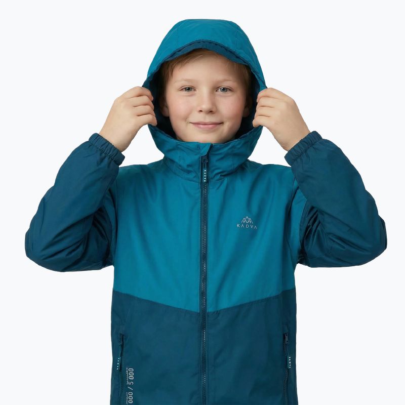 Dětská bunda do deště KADVA Fory Jrb navy blue 5