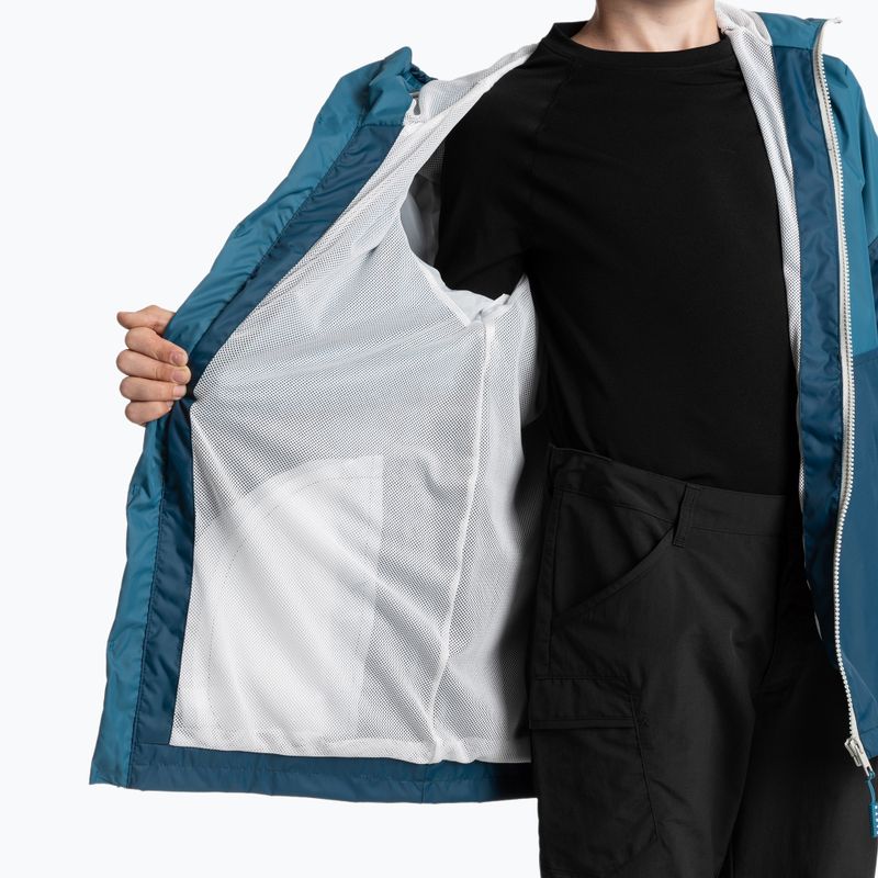 Dětská bunda do deště KADVA Fory Jrb navy blue 7