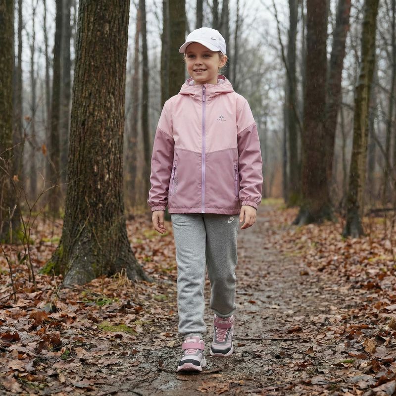 Dětská bunda do deště KADVA Fory Jrg pink 9
