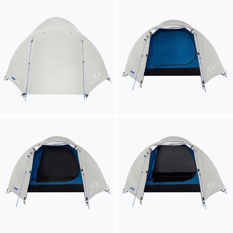Kempingový stan pro 4 osoby KADVA CAMPdome 4 grey 4
