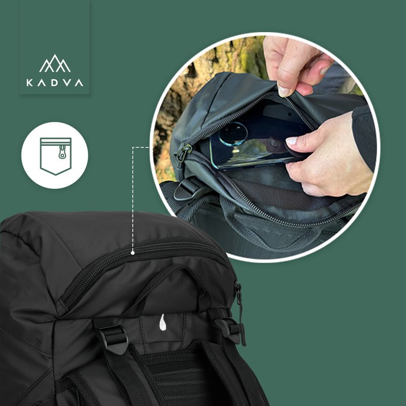 Turistický batoh KADVA Mundoro 35 l černý 15