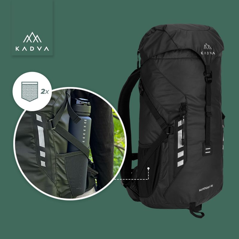 Turistický batoh KADVA Mundoro 35 l černý 16