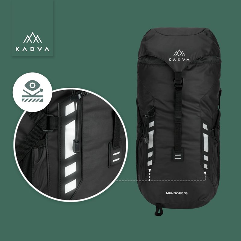 Turistický batoh KADVA Mundoro 35 l černý 17