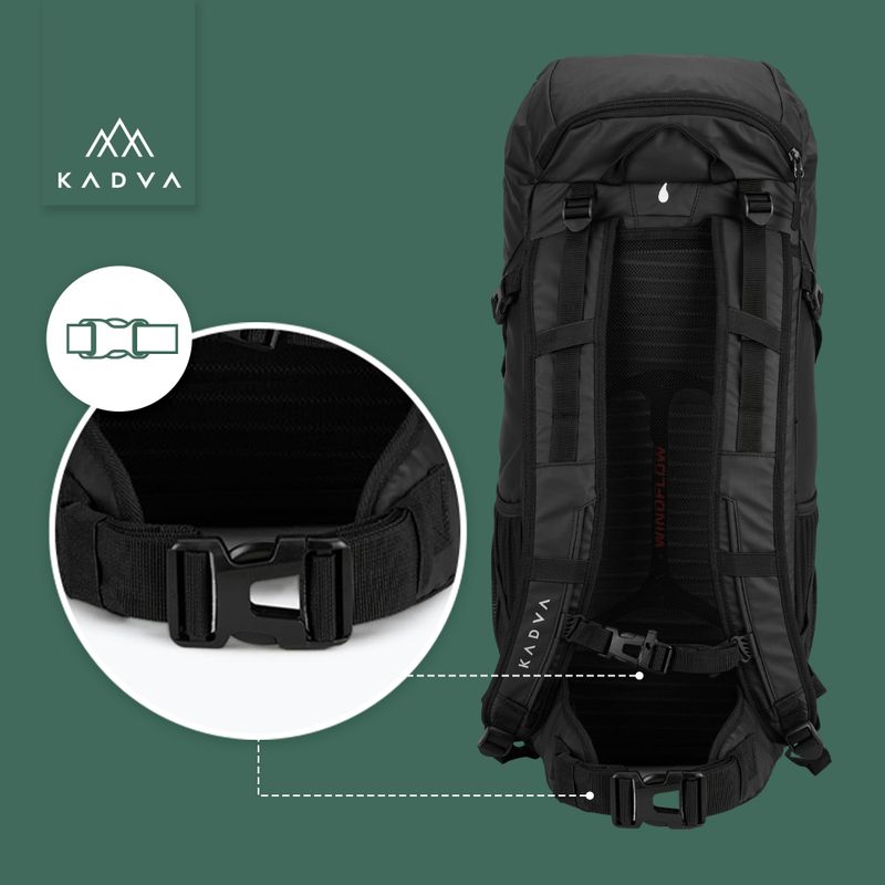 Turistický batoh KADVA Mundoro 35 l černý 19