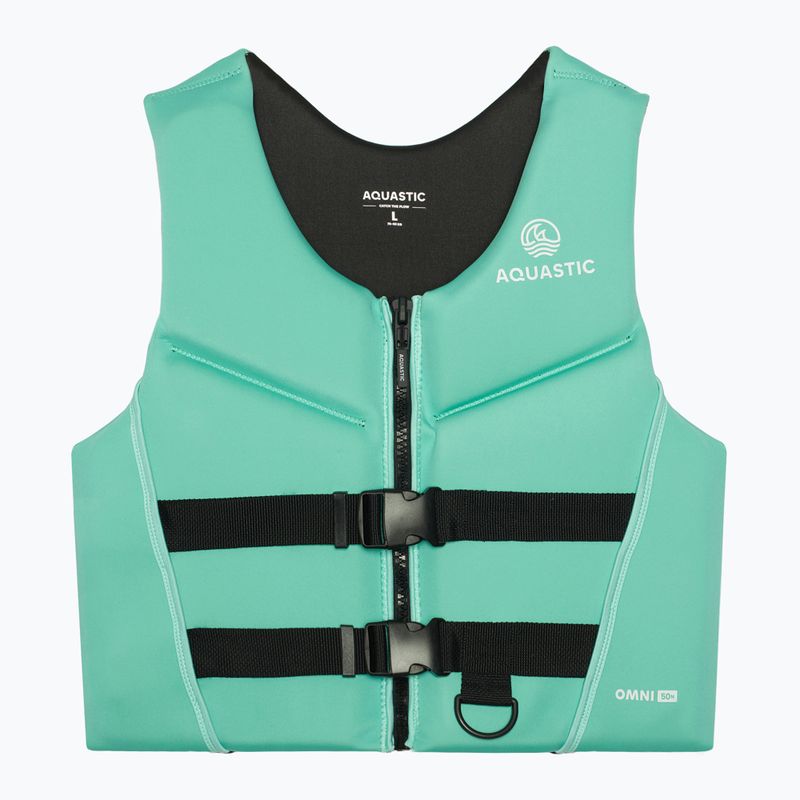 Bezpečnostní vesta  AQUASTIC Omni 50N turquoise