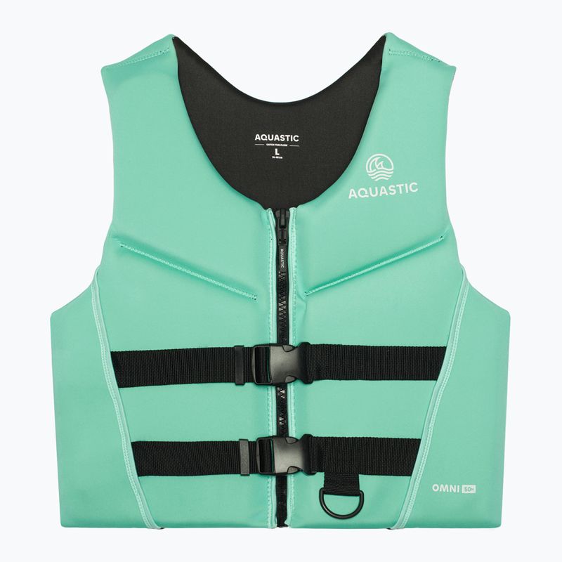 Bezpečnostní vesta  AQUASTIC Omni 50N turquoise