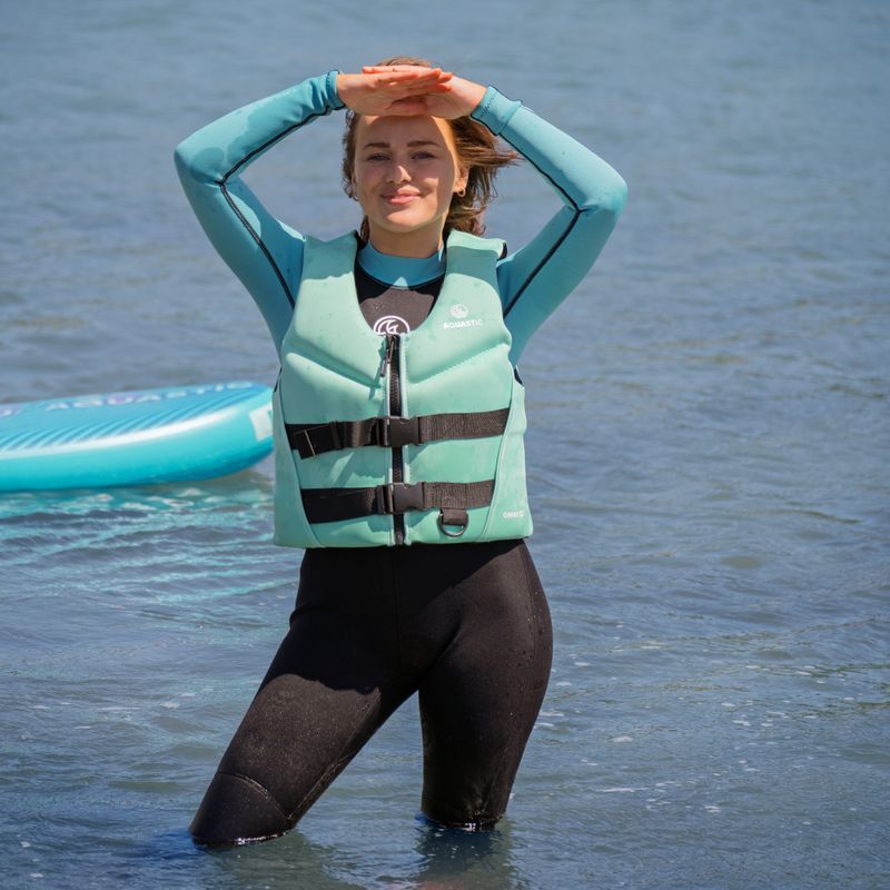 Bezpečnostní vesta  AQUASTIC Omni 50N turquoise 7