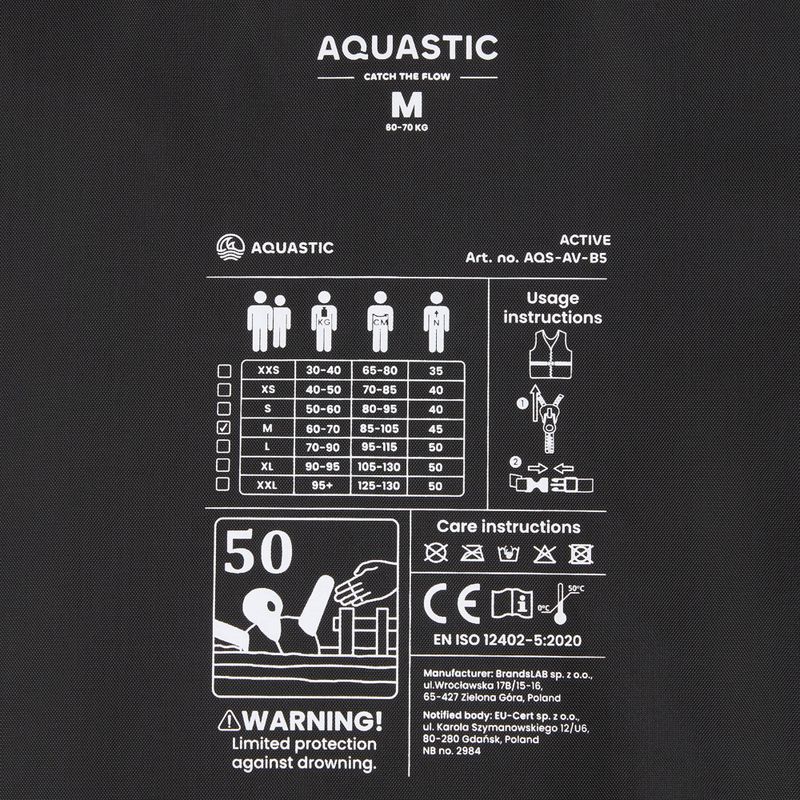 Bezpečnostní vesta AQUASTIC Active 50N yellow 6