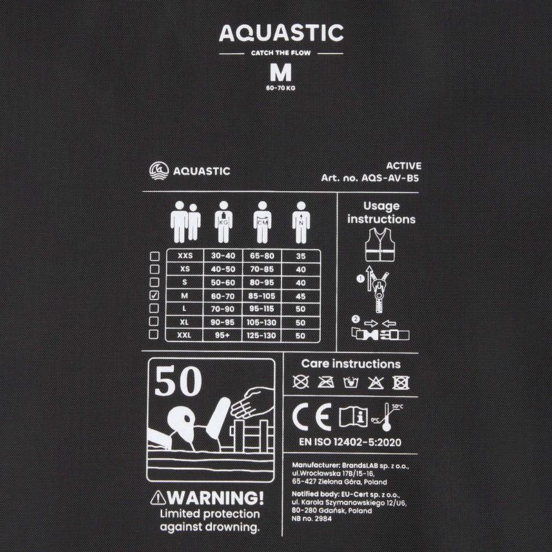 Bezpečnostní vesta AQUASTIC Active 50N yellow 7
