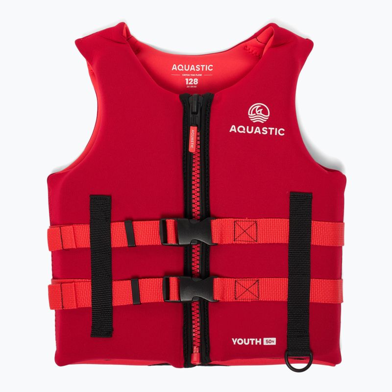 Dětská bezpečnostní vesta AQUASTIC Youth 50N red
