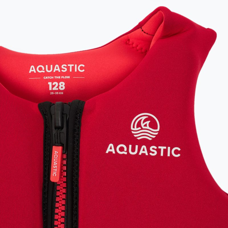 Dětská bezpečnostní vesta AQUASTIC Youth 50N red 3