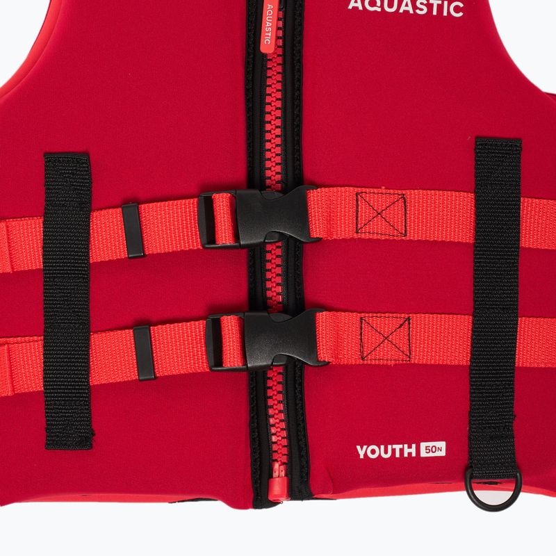 Dětská bezpečnostní vesta AQUASTIC Youth 50N red 4